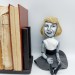 Sylvia Plath feminist women writer novelist - Literary gift for Readers & Writers - book shelf decoration - Collectible doll