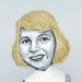 Sylvia Plath feminist women writer novelist - Literary gift for Readers & Writers - book shelf decoration - Collectible doll