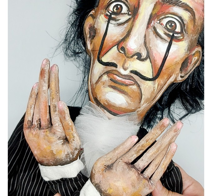 famous painter Salvador Dali doll 32 inches