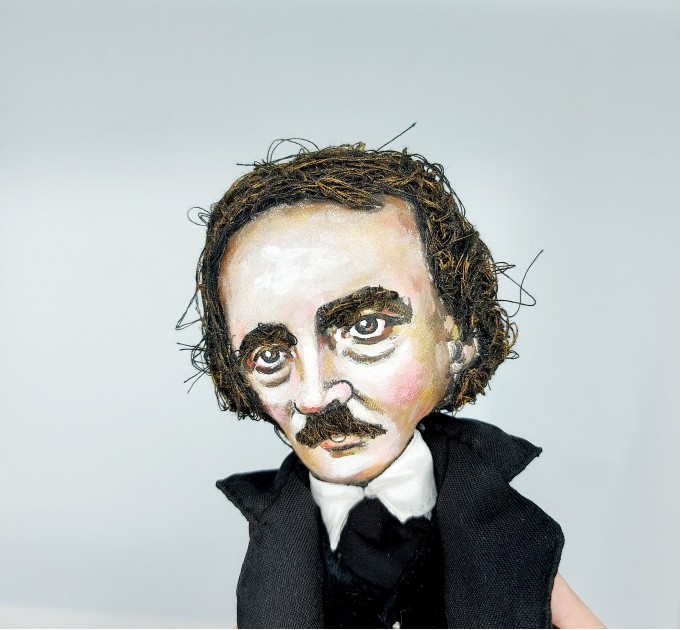 Edgar Allan Poe  - Nevermore - Literary Gift for Readers & Writers - Collectible doll