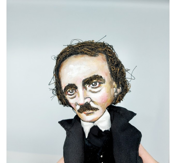 Edgar Allan Poe  - Nevermore - Literary Gift for Readers & Writers - Collectible doll