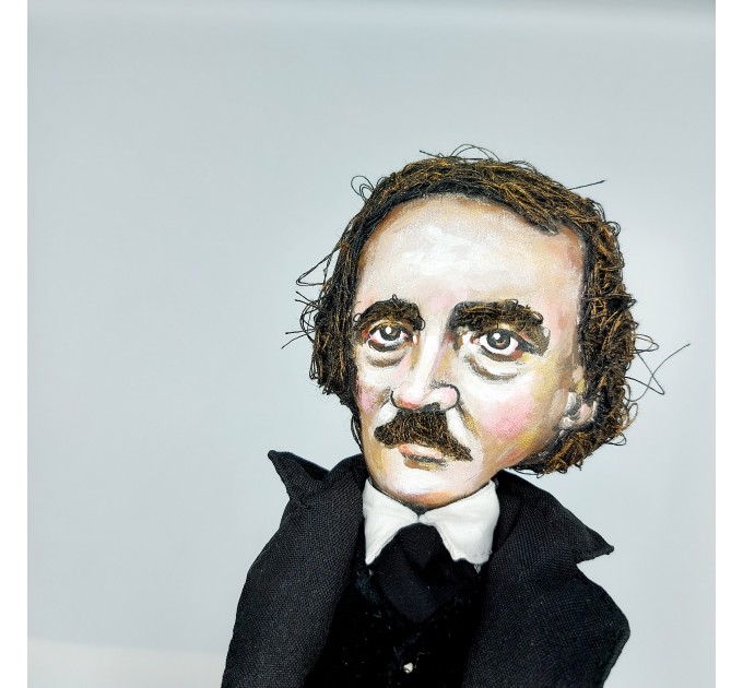 Edgar Allan Poe  - Nevermore - Literary Gift for Readers & Writers - Collectible doll