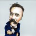 Friedrich Nietzsche German philosopher - Library decor - Collectible doll + Miniature Books 