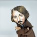 Nikolai Gogol Ukrainian writer - Readers & Writers gift - Collectible doll + miniature books