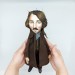 Nikolai Gogol Ukrainian writer - Readers & Writers gift - Collectible doll + miniature books