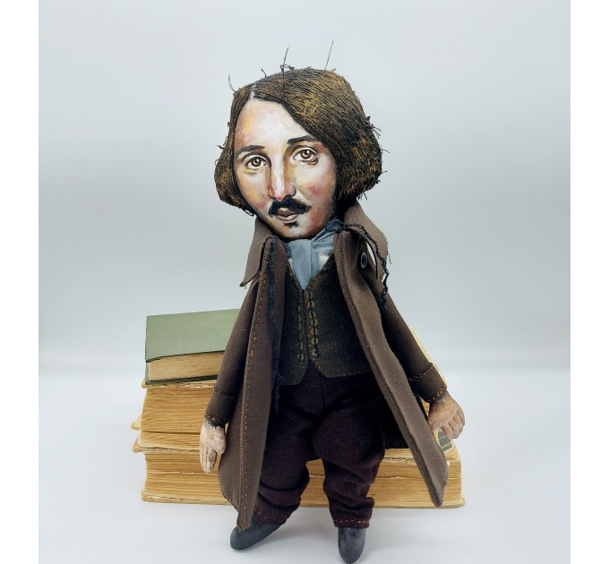 Nikolai Gogol famous Ukrainian novelist, Collectible doll