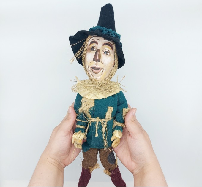 Scarecrow art doll