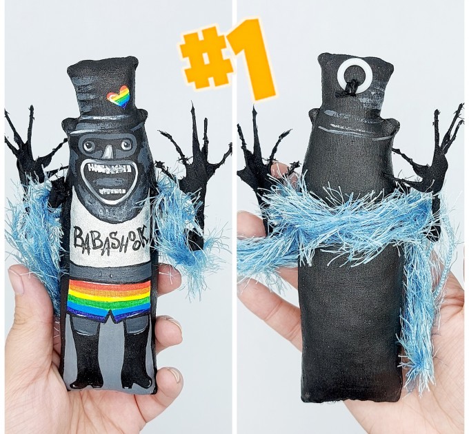 BaBaShook LGBTQ meme figurine, Gay Babadook in the Wardrobe