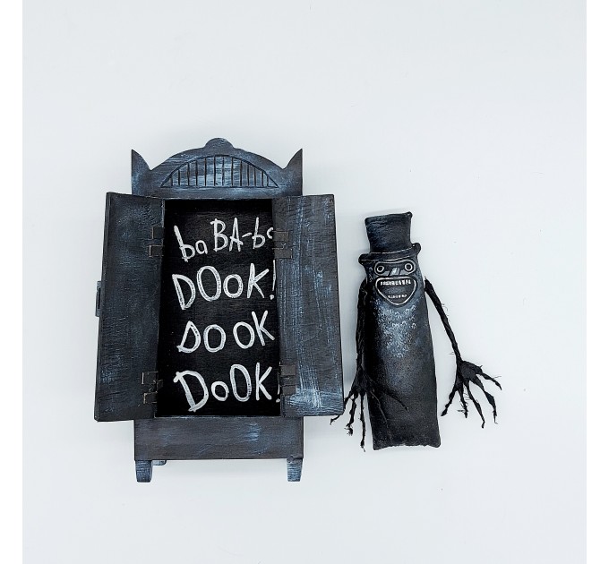 Halloween Babadook toy in the Wardrobe