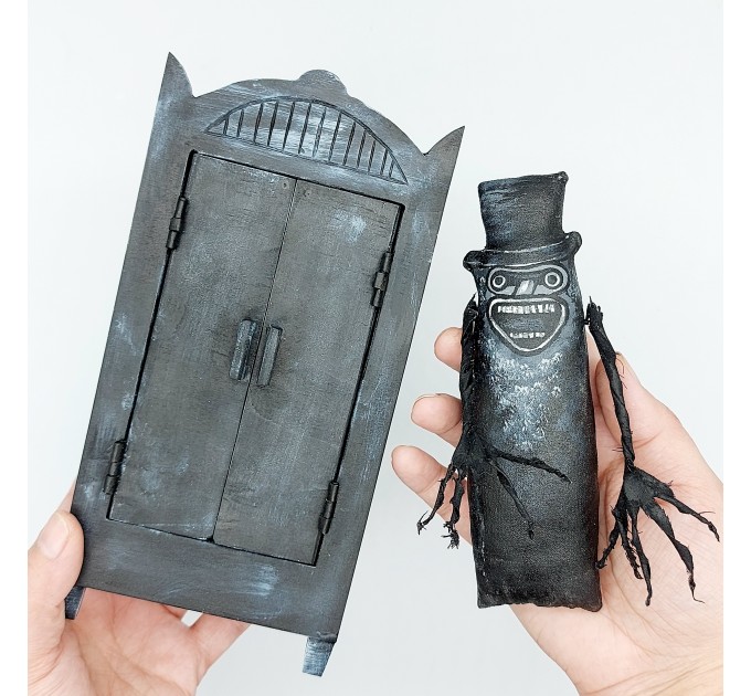 Halloween Babadook toy in the Wardrobe