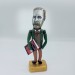 BramStoker Irish story writer, Gothic literature - gift for book lovers ornament - Collectible figurine + Miniature Book