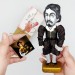 Caravaggio artist action figurine, Italian painter Baroque Renaissance - Gift for Painter, Art teacher birthday gift - Collectible handmade doll hand painted