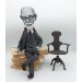 Psychiatrist doll + chair - physical therapist gift - psychiatrist office decor