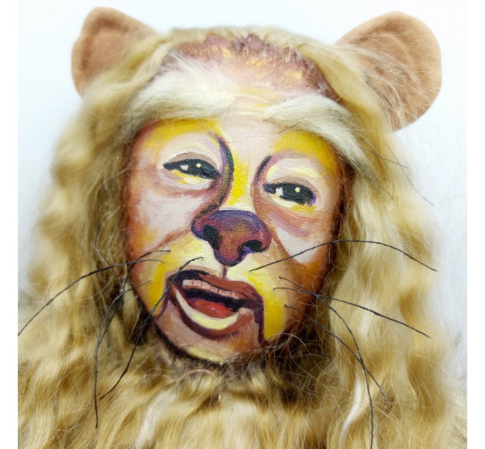 Lion doll OZ doll, exclusive collection of handcrafted dolls and figurines