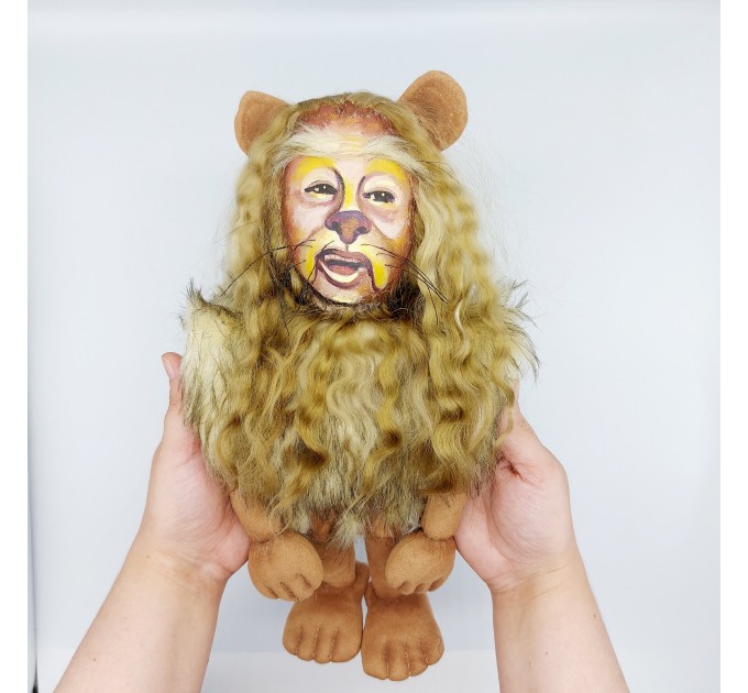 Lion doll OZ doll, exclusive collection of handcrafted dolls and figurines