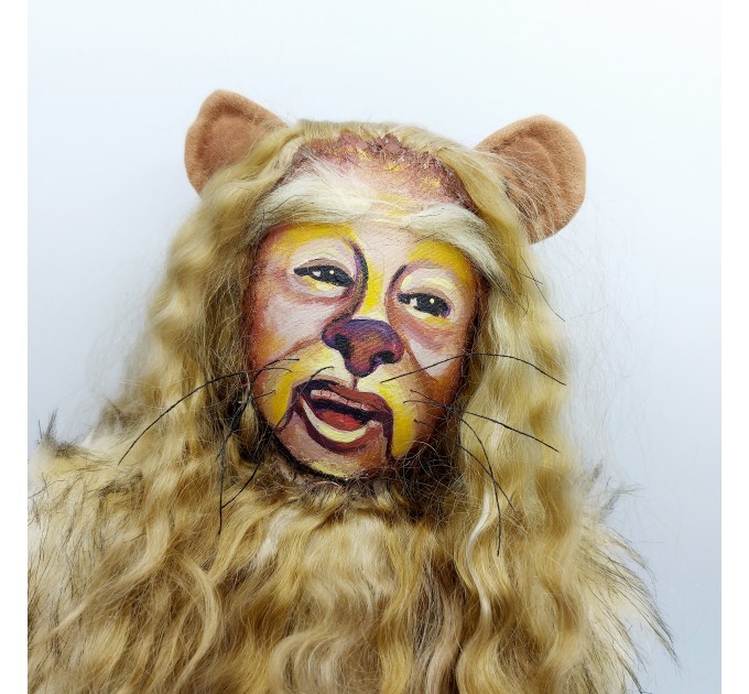 Lion doll OZ doll, exclusive collection of handcrafted dolls and figurines