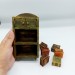 Library Bookcase, Miniature Bookshelf 1 : 12 , Library Bookshelves - Dollhouse furniture for dolls