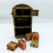 Library Bookcase, Miniature Bookshelf 1 : 12 , Library Bookshelves - Dollhouse furniture for dolls