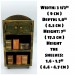 Library Bookcase, Miniature Bookshelf 1 : 12 , Library Bookshelves - Dollhouse furniture for dolls