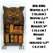 SET 3 Owls Bookcases, Dollhouse bookshelf miniature furniture for library - Owl lover gift