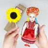 Ukrainian girl doll, Ukraine doll, Ukraine Freedom woman, Ukraine sunflower - Slava Ukraine - Collectible handmade doll