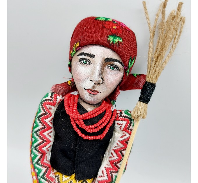 Ukrainian Konotop witch, Ukrainian woman - Ukrainian shop - Collectible figurine hand painted