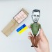 Vladimir Zelensky president of Ukraine, Freedom for Ukraine - Collectible handmade figurine - Ukraine seller