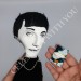 Anna Akhmatova Russian poets - Literary gift for bookworm - Handmade textile doll 