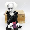 Arthur Schopenhauer German philosopher - Introvert gift - Collectible doll hand painted