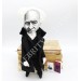 Arthur Schopenhauer German philosopher - Introvert gift - Collectible doll hand painted