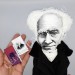 Arthur Schopenhauer German philosopher - Introvert gift - Collectible doll hand painted