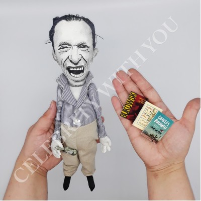 Charles Bukowski doll
