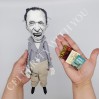 Charles Bukowski poet, novelist - Literary gift - bookshelf doll - Collectible doll