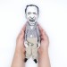 Charles Bukowski poet, novelist - Literary gift - bookshelf doll - Collectible doll