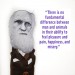 Charles Darwin English naturalist, geologist and biologist, atheist - Theory of evolution - Textile doll hand embroidered and painted face