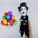 Charlie Chaplin English comic actor, filmmaker - Collectible handmade doll 
