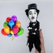 Charlie Chaplin English comic actor, filmmaker - Collectible handmade doll 