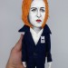 Mulder and Scully dolls