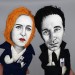 Mulder and Scully dolls