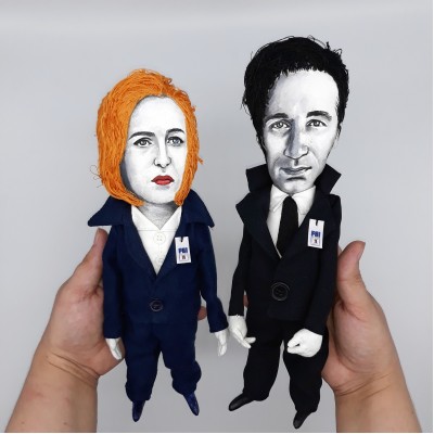 Mulder&Scully dolls