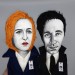 Mulder and Scully dolls