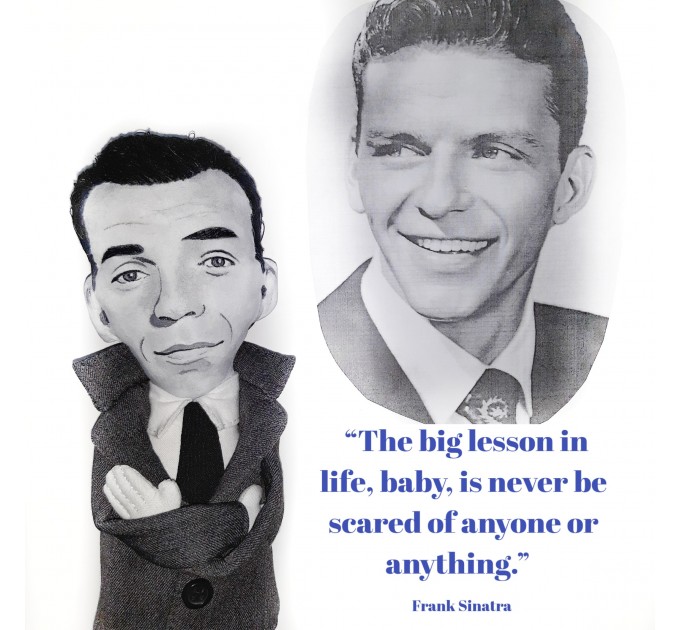 Frank Sinatra doll, famous singer, actor, producer Old Hollywood