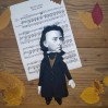 Frederic Chopin Classical composer of the Romantic era - Music teacher gift - Music Room Decor - collectible doll for Music Lovers