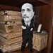 H.G. Wells writer author - sience fiction fans gift - Collectible doll + miniature books