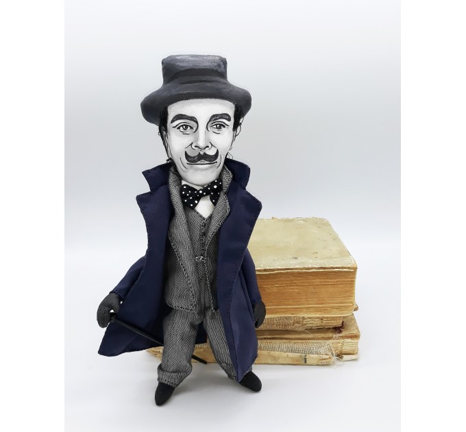 Hercule Poirot- Sir David Suchet - famous detective doll