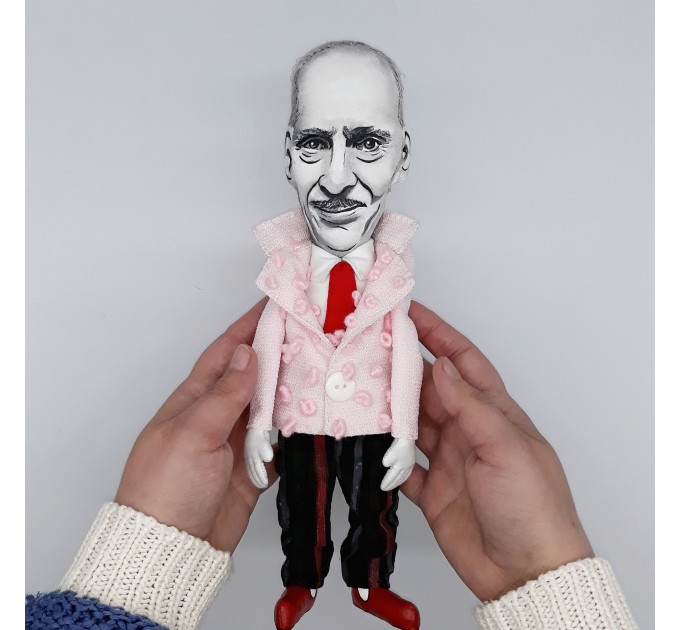 John Waters doll, A Unique Handmade doll Tribute to the Cult Filmmaker