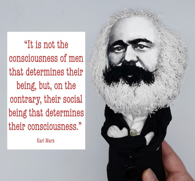 Karl Marx collectible doll