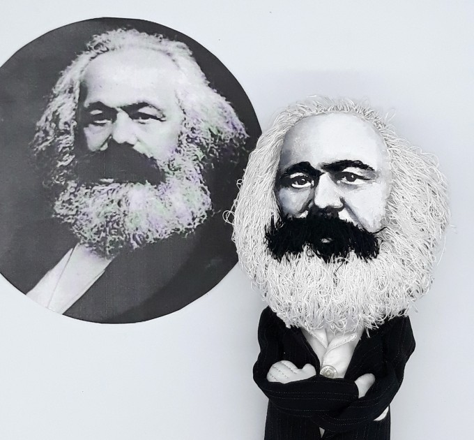 Karl Marx collectible doll