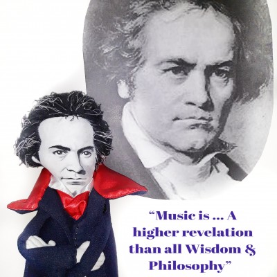 Ludwig van Beethoven doll