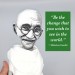 Mahatma Gandhi doll